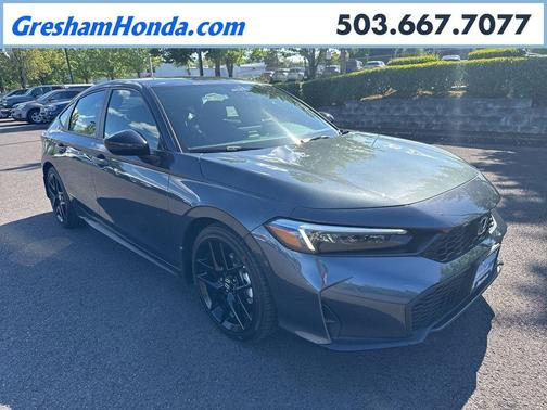 Meteorite Gray Metallic 2026 Honda Civic Sport