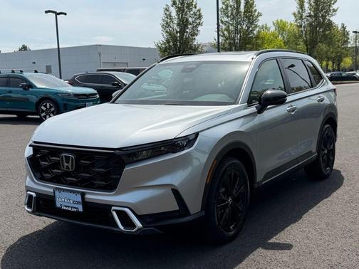 Solar Silver Metallic 2026 Honda CR-V Hybrid Sport Touring