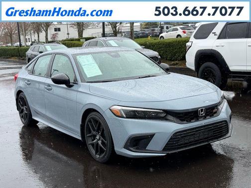 Sonic Gray Pearl 2023 Honda Civic Si Base