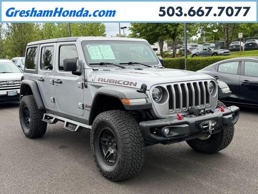 Billet Silver Metallic Clearcoat 2018 Jeep Wrangler Unlimited Rubicon