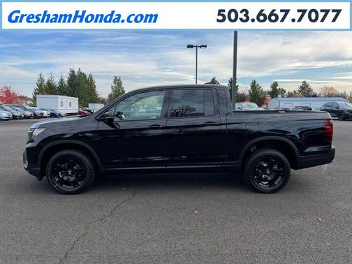 Crystal Black Pearl 2026 Honda Ridgeline Black Edition