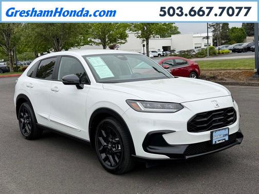 Platinum White Pearl 2025 Honda HR-V Sport