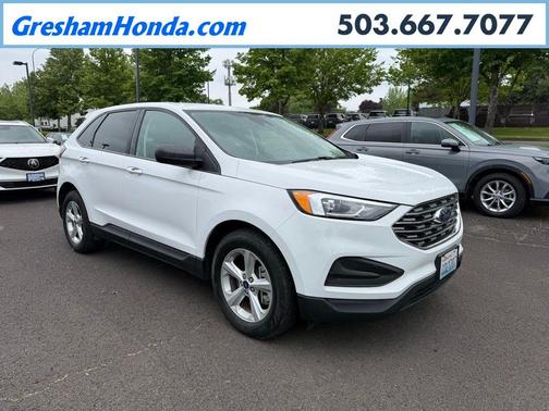 Oxford White 2021 Ford Edge SE