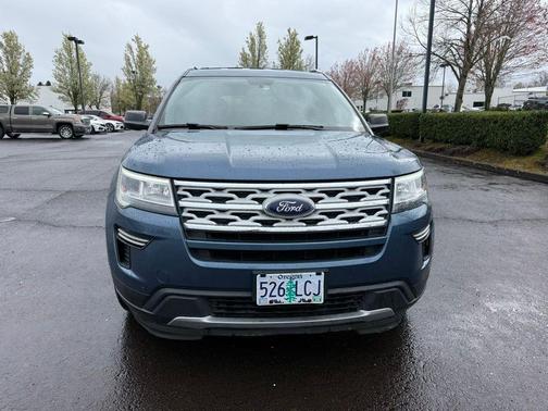 Blue Metallic 2018 Ford Explorer XLT