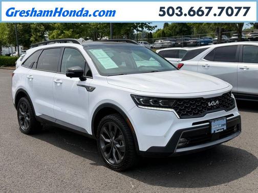 Glacial White Pearl 2022 Kia Sorento SX Prestige