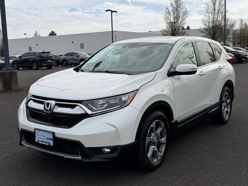 White Diamond Pearl 2018 Honda CR-V EX-L