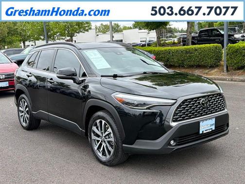 Jet Black 2022 Toyota Corolla Cross XLE