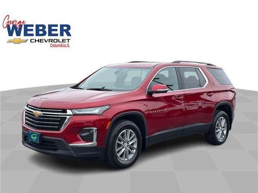 Radiant Red 2023 Chevrolet Traverse LT Cloth