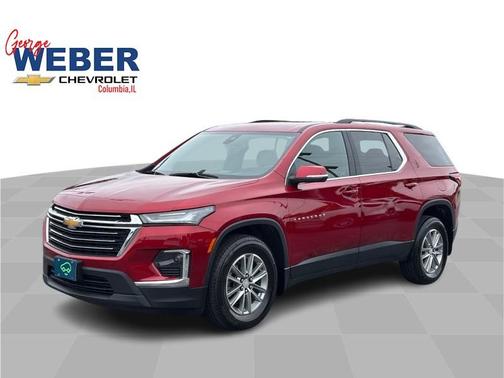 Radiant Red 2023 Chevrolet Traverse LT Cloth