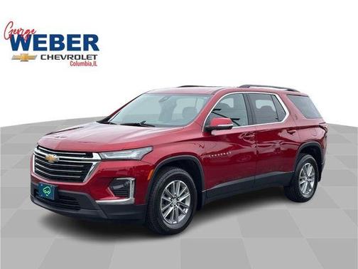 Radiant Red 2023 Chevrolet Traverse LT Cloth