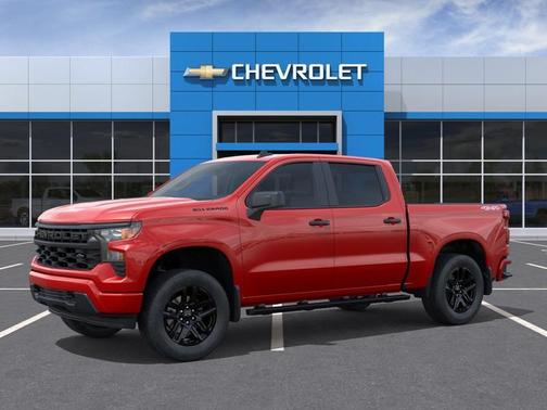 Red 2026 Chevrolet Silverado 1500 Custom