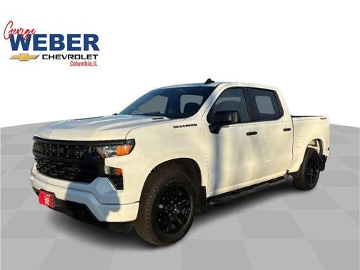 White 2026 Chevrolet Silverado 1500 Custom