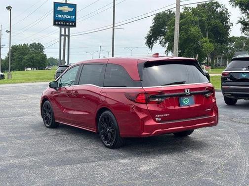 Red 2025 Honda Odyssey Sport-L