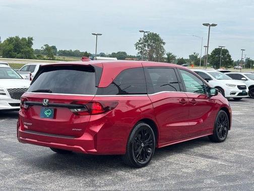 Red 2025 Honda Odyssey Sport-L