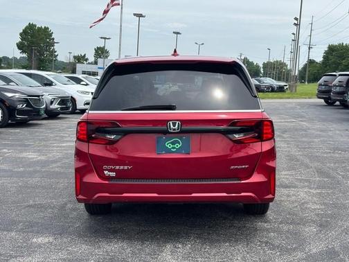 Red 2025 Honda Odyssey Sport-L
