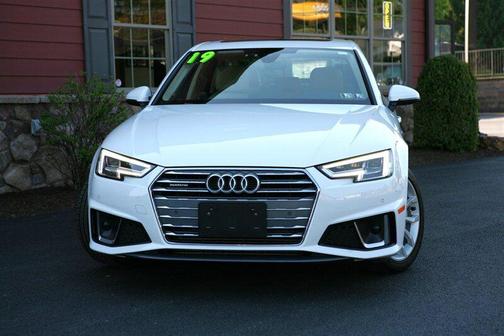 White 2019 Audi A4 2.0T Premium Plus