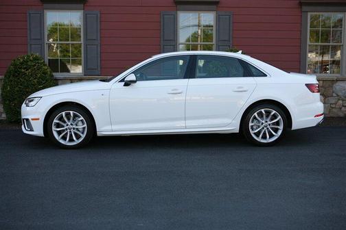 White 2019 Audi A4 2.0T Premium Plus