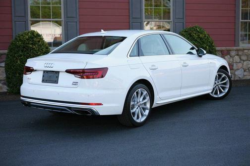White 2019 Audi A4 2.0T Premium Plus