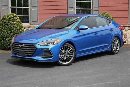 Electric Blue Metallic 2017 Hyundai ELANTRA Sport