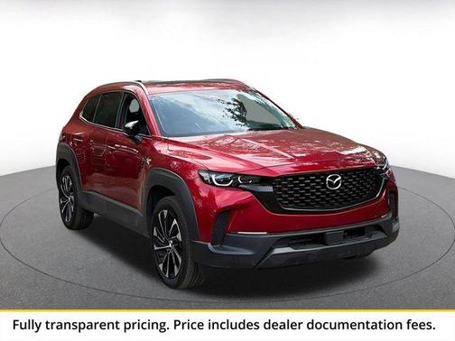 Soul Red Crystal Metallic 2025 Mazda CX-50 Hybrid Premium Plus Package