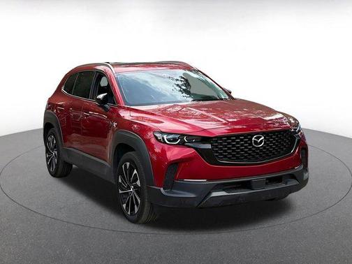 Soul Red Crystal Metallic 2025 Mazda CX-50 Hybrid Premium Plus Package