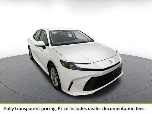 White 2025 Toyota Camry LE