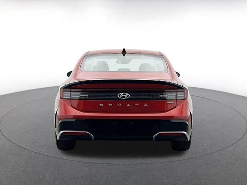 Ultimate red 2025 Hyundai SONATA Hybrid SE
