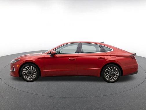 Ultimate red 2025 Hyundai SONATA Hybrid SE