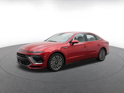 Ultimate red 2025 Hyundai SONATA Hybrid SE