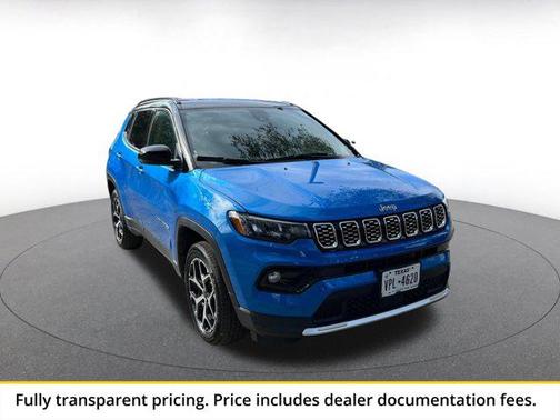 Hydro Blue Pearlcoat 2025 Jeep Compass Limited
