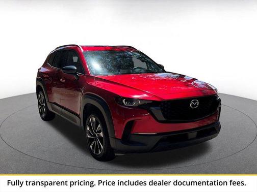 Soul Red Crystal Metallic 2025 Mazda CX-50 Hybrid Premium Plus Package