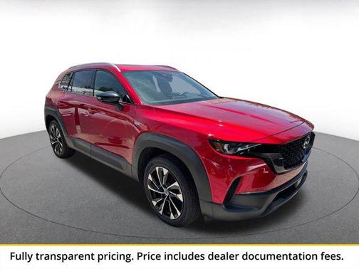 Soul Red Crystal Metallic 2025 Mazda CX-50 Hybrid Premium Plus Package
