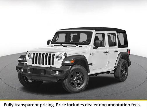 Bright White Clearcoat 2025 Jeep Wrangler 4-Door Sahara 4x4