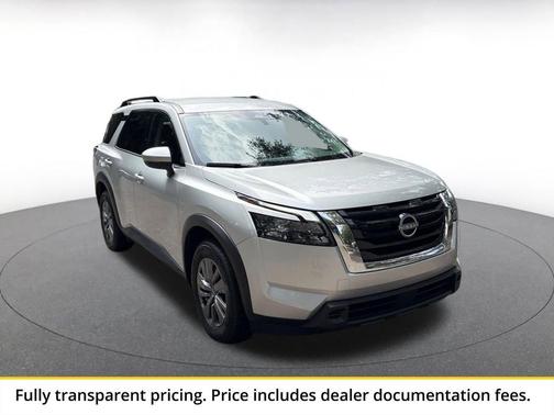 Brilliant Silver Metallic 2025 Nissan Pathfinder SV 4WD