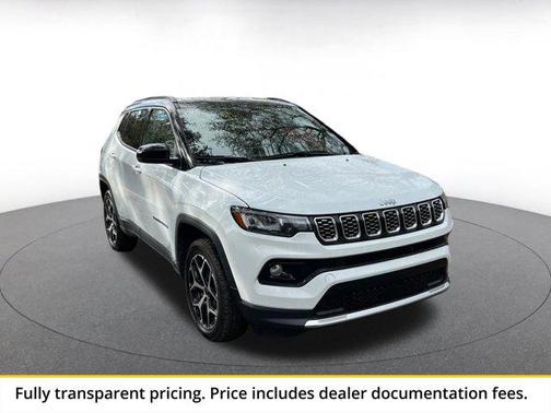 Bright White Clearcoat 2025 Jeep Compass Limited