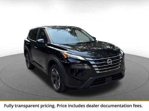 Super Black 2025 Nissan Rogue SV