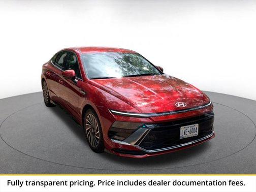 Ultimate red 2025 Hyundai SONATA Hybrid SE