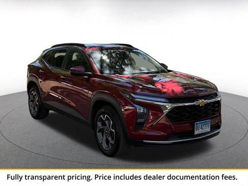 Crimson Metallic 2025 Chevrolet Trax LT