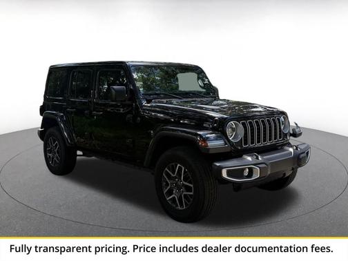 Black Clearcoat 2025 Jeep Wrangler 4-Door Sahara 4x4