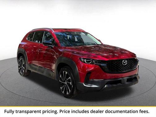 Soul Red Crystal Metallic 2025 Mazda CX-50 Hybrid Premium Plus Package