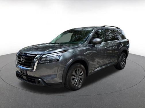 Gun Metallic 2025 Nissan Pathfinder SV 4WD