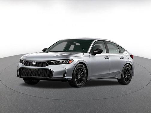 Solar Silver Metallic 2025 Honda Civic Sport