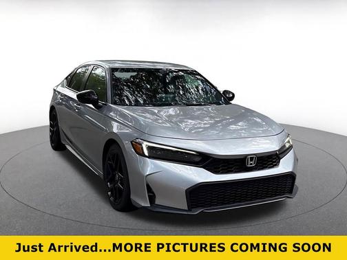 Solar Silver Metallic 2025 Honda Civic Sport
