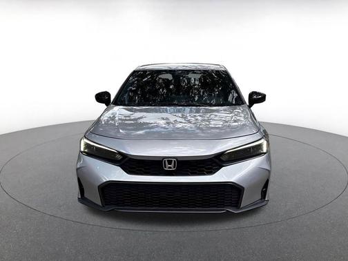 Solar Silver Metallic 2025 Honda Civic Sport