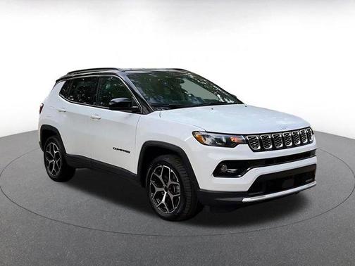 Bright White Clearcoat 2025 Jeep Compass Limited