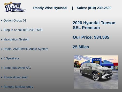 2026 Hyundai TUCSON SEL Premium