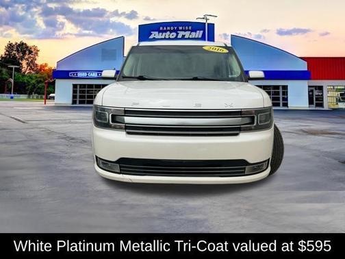 WHITE PLATINUM MET TRI-COAT 2016 Ford Flex Limited
