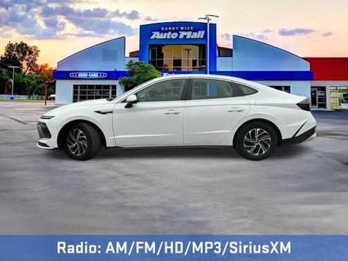 Serenity White 2026 Hyundai SONATA Hybrid Base