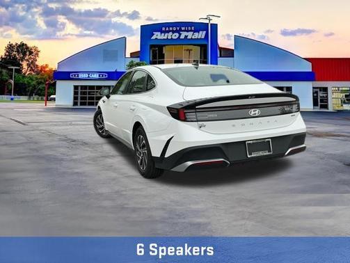 Serenity White 2026 Hyundai SONATA Hybrid Base