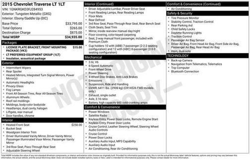 2015 Chevrolet Traverse 1LT
